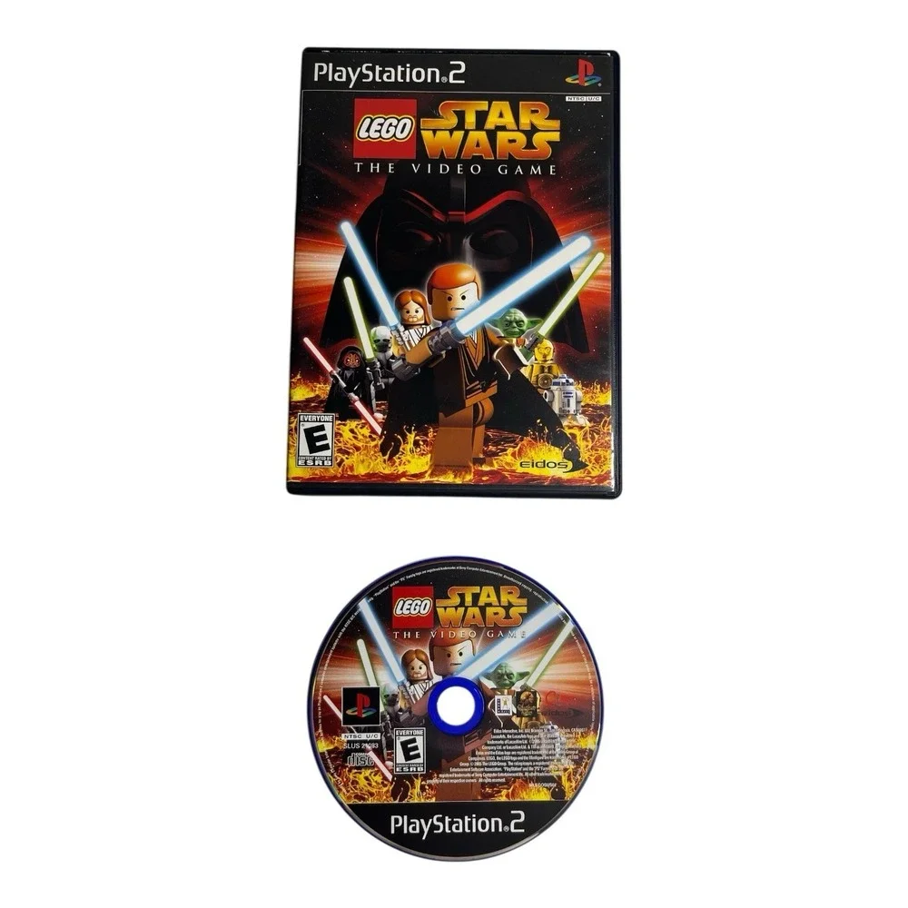 LEGO Star Wars Sony Playstation‎ 2 PS2 Black Label Video Game No Manual